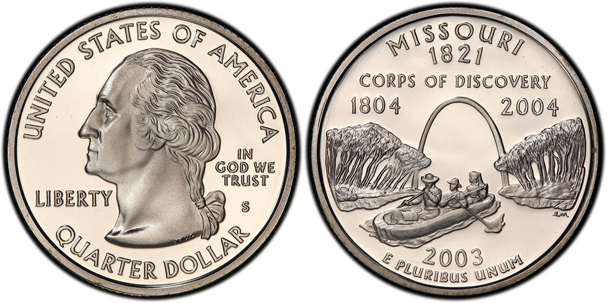 Missouri Tax Receipt Coins