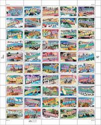 USA 50 stamps collection.